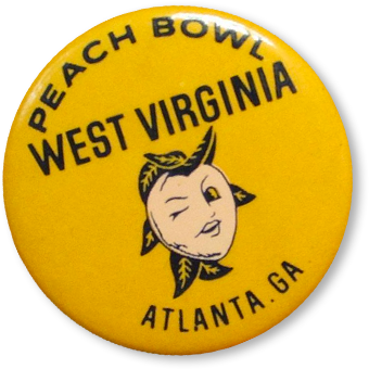 West Virginia Peach Bowl Pin