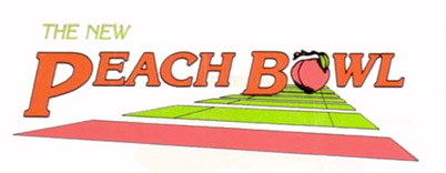 The New Peach Bowl Logo